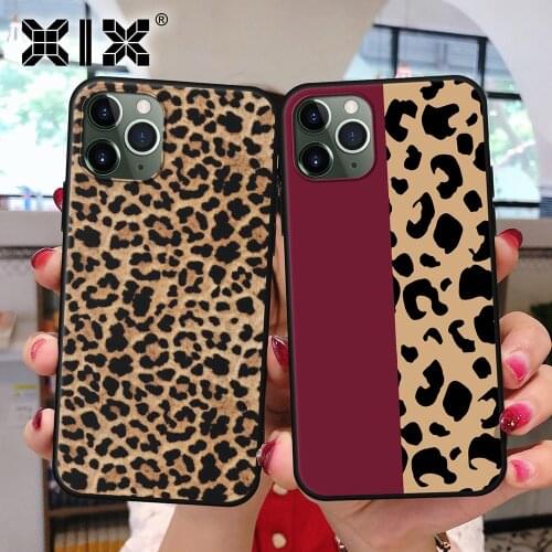 Leopard Print Cover for iPhone 11 Pro Max Case X XS Max 6 6S 7 8 Plus Soft Black Silicone Fundas Coque for iPhone XR Case