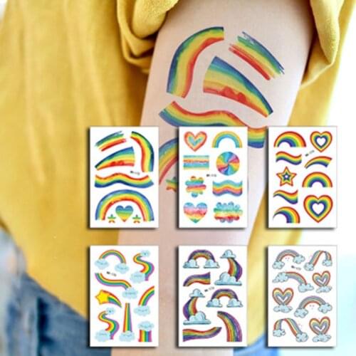 10PCS Kids Stickers Tattoo Temporary Waterproof Tattoos Children Stickers Body Art Tatoo Water Hand Tattoo
