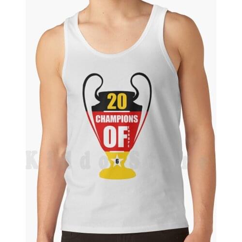 Of Europe 2020 Tank Tops Vest Sleeveless Football Germany German Bavaria Soccer Deutschland Munchen League Final Red