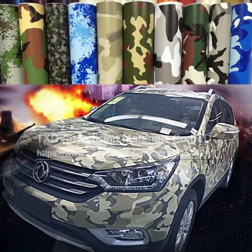 Premium quality Camo Vinyl Wrap Car Motorcycle Decal Mirror Phone Laptop DIY Styling Camouflage Sticker Film Sheet