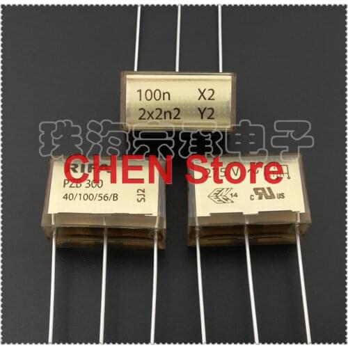 2PCS Finland RIFA PZB300MC11R30 100NF X2 2X2N2 Y2 275VAC P20MM Safety Film Capacitors KEMET PZB300 104/275VAC 2n2