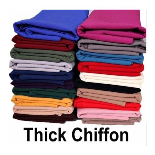 New Muslim Hijab Bubble Thick Chiffon Hijab Shawls Hijab Wrap Muslim Heavy Bubble Chiffon Plain 20 Colors Scarves/Scarf 180*75cm