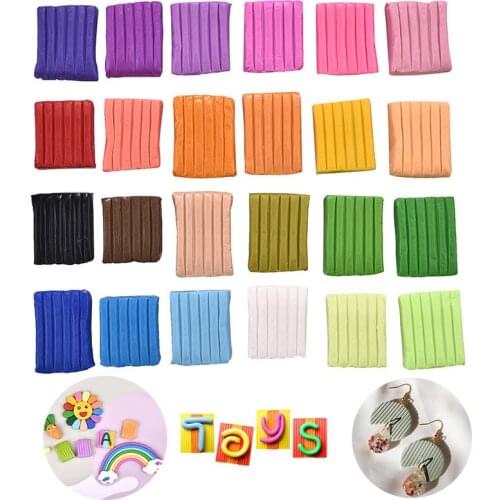 250g Soft Polymer Clay Plasticine Colorful Light Clay Wott Toy DIY Clay Resin Jewelry Making Educational Toy For Children Gift