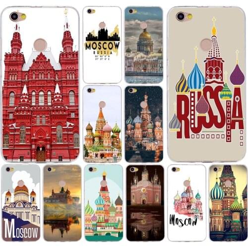 176H City Moscow Russia art Russian study design Silicone Soft Tpu Cover phone Case for xiaomi redmi 4a 6a 4x note 5a pro mi a1