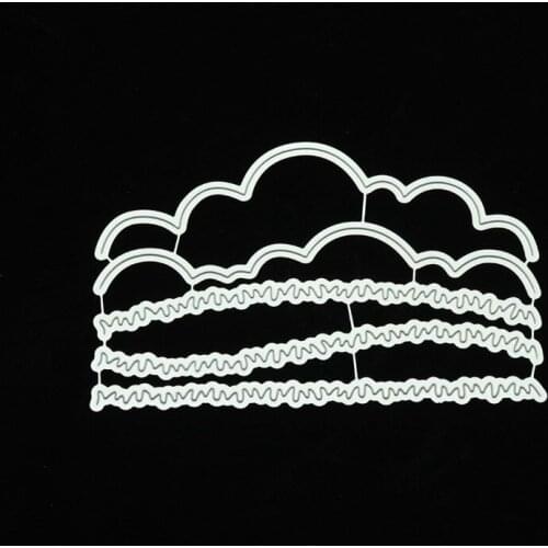 New Design Craft Metal Die Clouds Metal Cutting Dies Diy Scrapbooking Photo Album Decorative Embossing Paper Card Crafts Die
