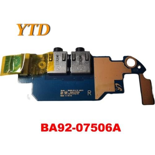 Original for Samsung NP-QX411 Audio Jack Board BA92-07506A tested good free shipping