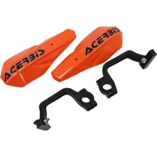 Red Plastic Handle bar Brush Bar Hand Guards Handguard Protector Protection Racing Pit Bike Street Bike Motorcycle Motocross