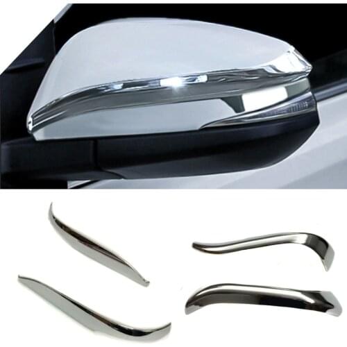 Fit For Toyota RAV4 RAV 4 2014 2015 2016 2017 2018 ABS Chrome Accessories Rearview Side Mirror Cover Trim Garnish Car styling