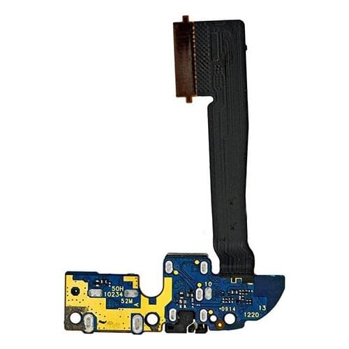 Flat cable charging connector + headphone Jack for Htc One M8 Dock charge