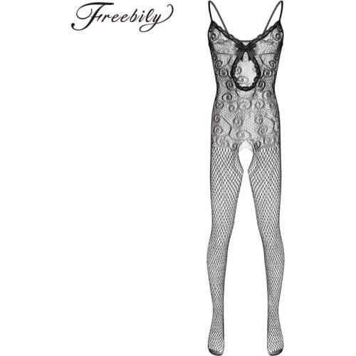 Sexy Mens Bodystocking Male Underwear Sex Bodysuit Teddies Open Crotch Sleepwear One Piece Clothing Sling Catsuit Sexy Lingerie