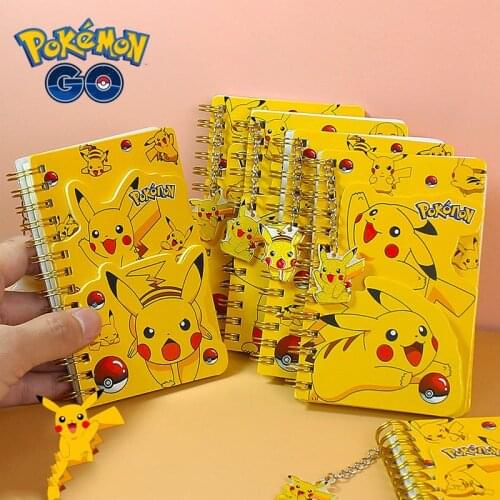 Pokemon Pikachu Notebook Coil Notebook Cartoon Anime Notebook Student Notepad Hand Account Cute Diary School Supplies Stationery