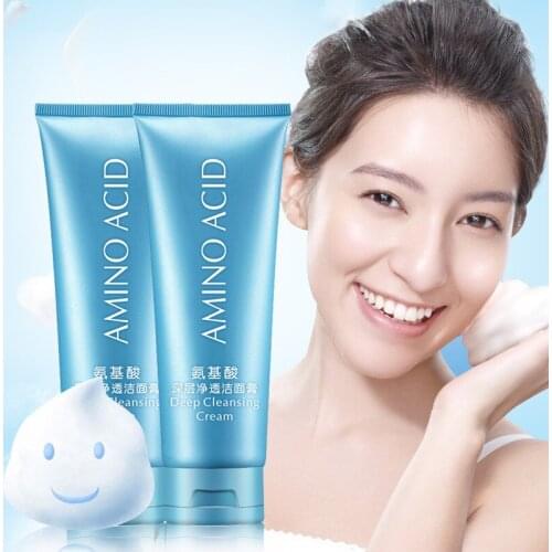 Amino Acid Moisturizing Facial Pore Cleanser Face Washing Product Face Skin Care Anti Aging Wrinkle Treatment Cleansing