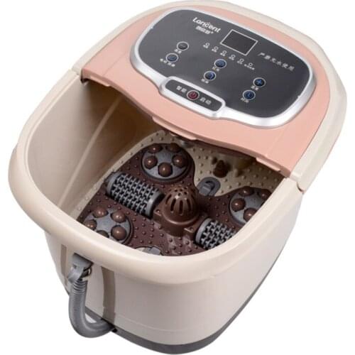 Foot bath soaking basin wash basin home electric automatic massage heating foam foot barrel heating constant temperature