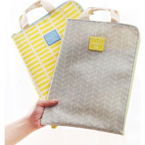 New A4 Waterproof File Folder Bag Office Supplies Organizer Bag Cartella Documenti Archivador Documentos Document Organizer