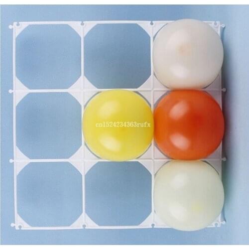 100pcs Balloon Mesh Wall Balloon grid Carnival Party Supplies Birthday 4 holes/ 9holes grids Grids Wedding Decorations Wholesale