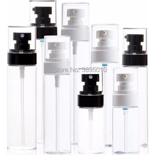 30ML 60ML 80ML 100ML Refillable Perfume Container Packaging Sprayer pump lotion Container F758