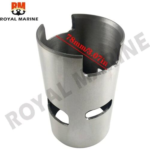 6F5-10935 Cylinder Liner Sleeve for YAMAHA Outboard 40HP 2 stroke boat motor Inside Diameter 78MM 6F5-10935-00 6F6-10935-00