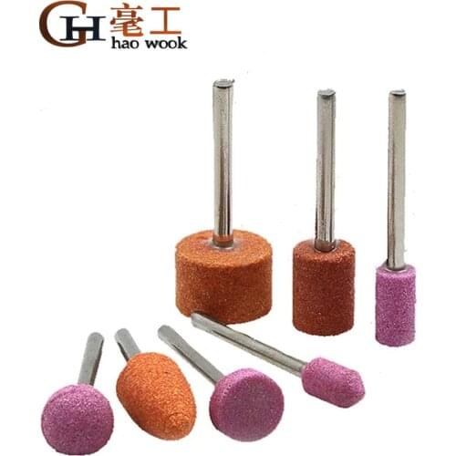 Abrasive Mounted Stone Points Electric Grinding Accessories Polishing Head Wheel Tool For Dremel Rotary Power Tools