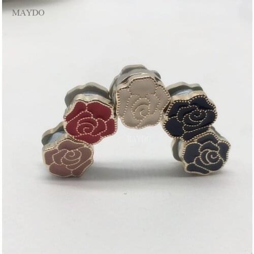 XT165 12pcs Fashion Small Size Flower Brooches Pin Scarf Buckle Metal Muslim Headwear Abaya Khimar Magnetic Hijab Scarf Magnet