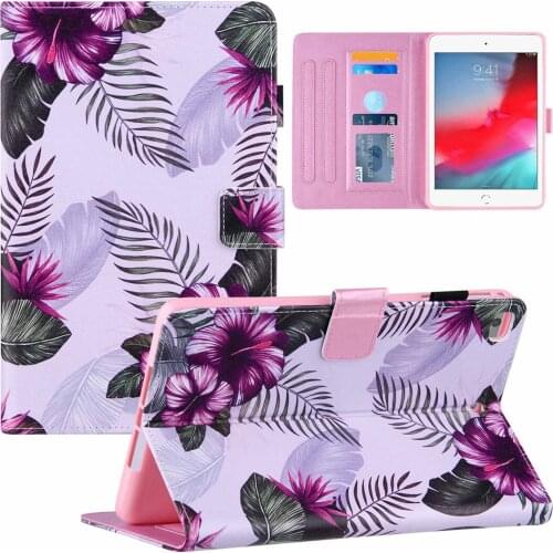 Case For iPad mini 1 2 3 4 5 7.9inch Universal PU Leather tablet Protective Magnetic Stand Cover For iPad mini 4 5 +film+pen