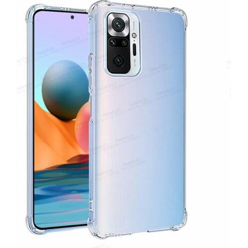 For Redmi Note 10 Pro Case Transparent Shockproof Soft Phone Cover For Xiaomi Redmi Note10 4G Xiomi Redme 10Pro TPU Frame Coque