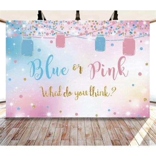 Baby Shower Decoration Boy Girl Gender Reveal Party Decoration Background Cloth Creative Children Photo Props Party Supplies