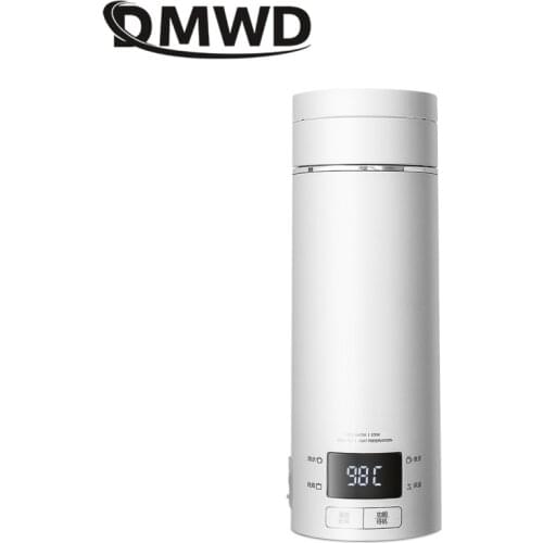 DMWD 400ML Travel Electric Kettle Portable Water Heater Hot Water Cup Mini Stew Cup Porridge Tea 12H Heat Preservation 110/220V