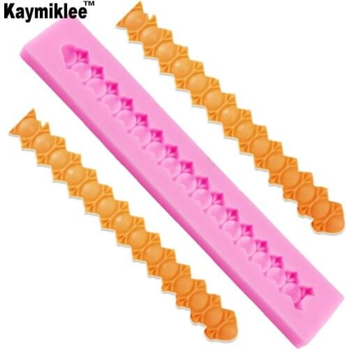 F1066 Fondant Silicone Mold Dry Pace Cake Mold Pearl Flower Pattern For Fondant Cake Decorating Tools