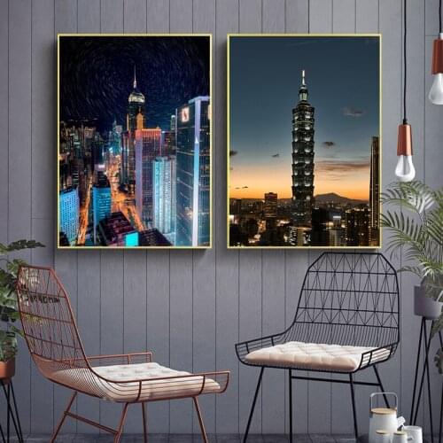 City Landscape Poster On The Wall New York Canvas Prints Modern Home Decoration Frameless Pictures for Interior