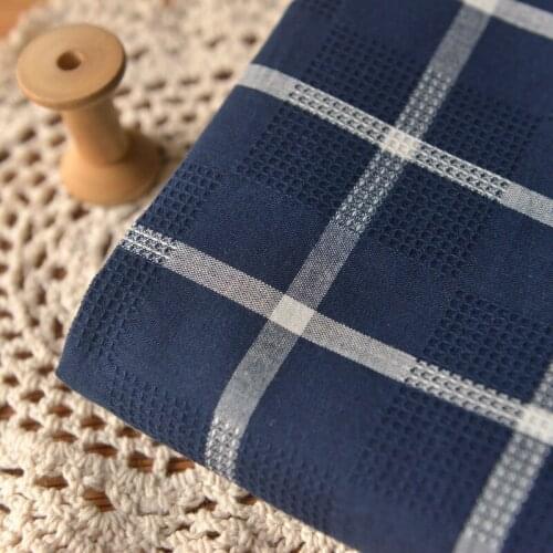 Characteristic Tibetan blue fabric white bar purified cotton tissus Fashion Scarf shirt patchwork fabric