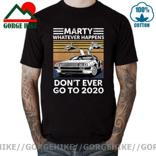 Kawaii T Shirt Women Marty Whatever Happens Don't Ever Go To 2020 Women Clothes Summer Unisex Kpop White T-shirt Men female Tops