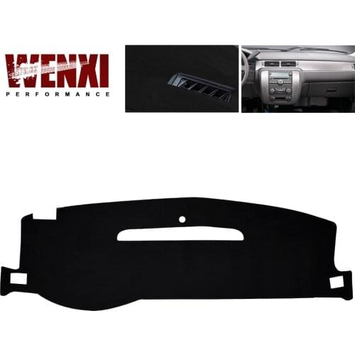 Dash Board Dashboard Cover Mat Sun Protective Pad Sunshade Carpet Dashmat Left Hand Drive For 07-14 Chevy Silverado Pickup Tahoe