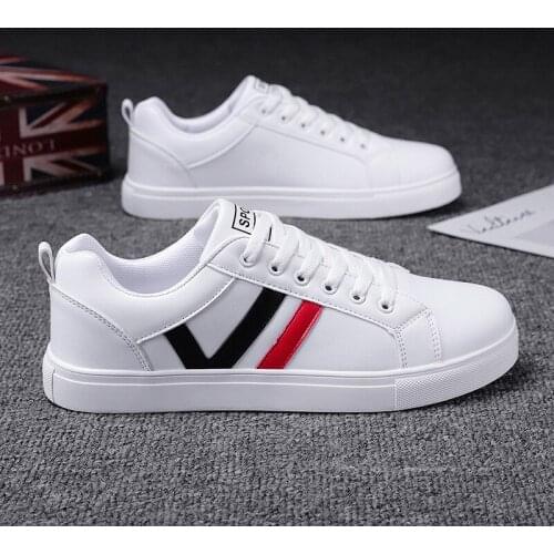 2021 Flats with Board Men Shoes Skate Sneakers Breathable Leather Female Shoes Casual Comfortable Walking Shoes Tenis Masculino