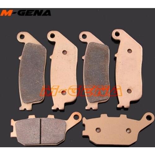 Motorcycle metal sintering brake pads For CBF600 04-11 CBF1000 06-11 07 08 09 10 NO ABS CBR500R 13-16 14 15 CBR600 95-98 96 97