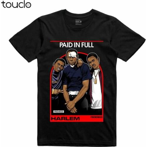 NEW Streetwear on Demand BBALL CARD PAID IN FULL Tee Shirt BLACK SMALL-3XLARGE