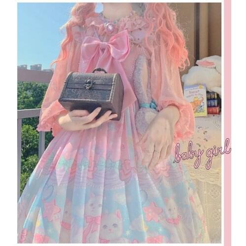 Catch Dream Cat Light Lo Pocket Sling JSK Dress renaissance victorian gothic dress sweet lolita jsk princess lolita dress