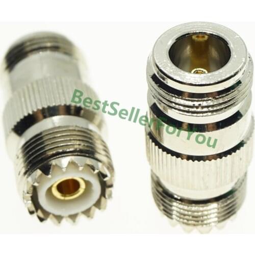 N Female To UHF SO-239 Female SO-239 SO239 Jack Straight RF Adapter Connector