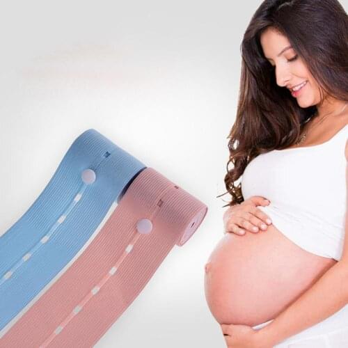 Fetal Monitoring Belt Ergonomic Fetal heart rate Monitor Pregnant womens Bandage solid color pink sky blue 130cm baby