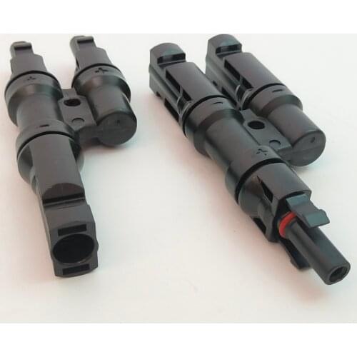 Connector 1 Pair Solar PV Multi Parallel Branch Connectors pv module panel connector Male & Female Solar Energy Adapter