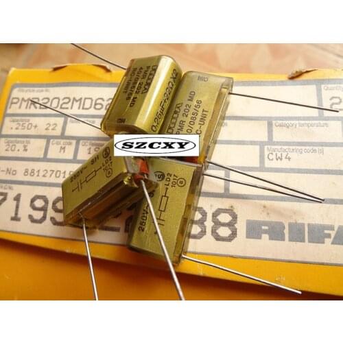 100% Free Shipping RIFA PMR202 0.25uf+22R/250vAC 254 (0.25UF+22R) Thin film capacitor