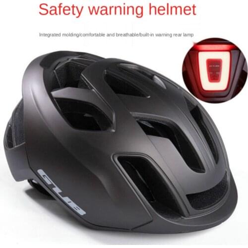 SV10 bicycle helmet mens mountain bike road bike one-piece bicycle helmet men and women with taillights