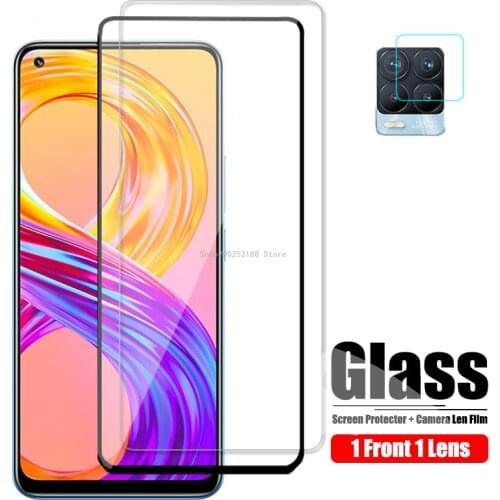 On Realme 8 Pro Screen Protective Glass For Oppo Realme 8 Pro Tempered Glass On Xiomi Realmi 8Pro Realme8 Camera Protector Film