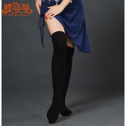 2017 Women Promotion Top Fashion Bellydance Costume Woman Belly Dance Socks Exercise Cotton Stockings Accessory Wt005