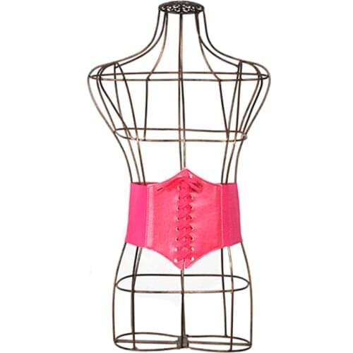 2021 Corset Wide Belts For Women Fashion Pu Leather Slimming Body Belts Elastic Waist Adjustable Belts Femme cinto