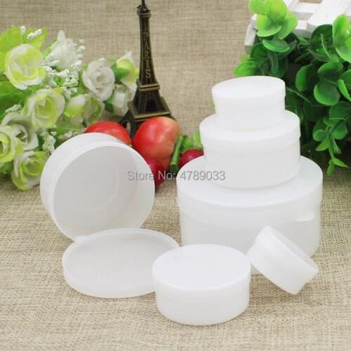 5g 10g 20g 30g 50g 100g Empty Cream Jar Makeup Sample Bottle Cosmetic Container Refillable Plastic Cosmetic Sample Jars Boxes