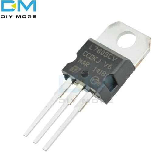 5Pcs TO 220 LM7805 L7805 7805 TO-220 Voltage Regulator IC Chip