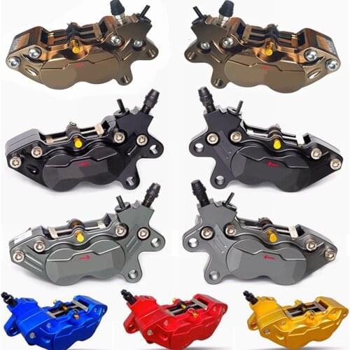 CNC Anodizing Axial Brake Caliper 40mm Hole Pitch Universal For Honda Yamaha Kawasaki Suzuki Motorcycle Accessories 9 Colors