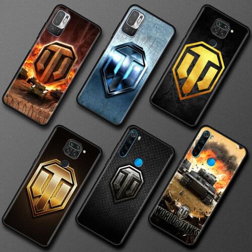 Cool World Of Tanks Game For Xiaomi Redmi Note 10 9 Pro 9S 8 8T 7 9A 9C Soft Phone Case 8A 7A 6 6A K40 Shockproof Bumper Cover