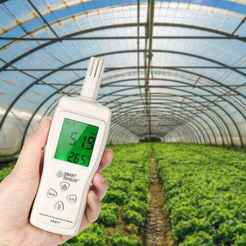 AS817 high accuracy digital hygrometer humidity temperature meter Thermocouple gauge temperature tester -10-50C