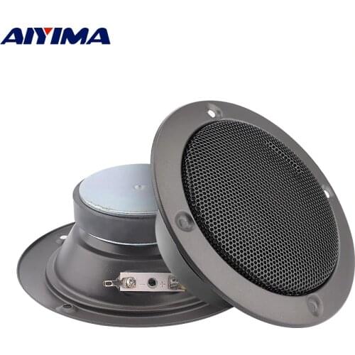 AIYIMA 2Pcs 3 4 5 Inch Midrange Bass Speaker Driver High Power Tweeter Loudspeaker DIY Home Theater HiFi Music Woofer Speaker